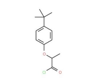 2-(4-tert-butylphenoxy)propanoyl chloride - chemical structure image