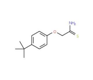 2-(4-tert-Butylphenoxy)thioacetamide (CAS 35370-88-8) - chemical structure image