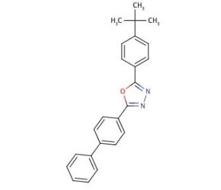 2-(4-tert-Butylphenyl)-5-(4-biphenylyl)-1,3,4-oxadiazole (CAS 15082-28-7) - chemical structure image