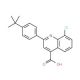 2-(4-tert-Butylphenyl)-8-chloroquinoline-4-carboxylic acid - chemical structure image