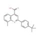 2-(4-tert-Butylphenyl)-8-methylquinoline-4-carboxylic acid - chemical structure image