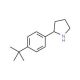 2-(4-tert-butylphenyl)pyrrolidine - chemical structure image