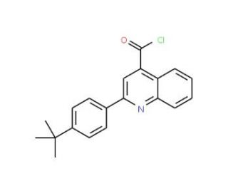 2-(4-tert-butylphenyl)quinoline-4-carbonyl chloride - chemical structure image