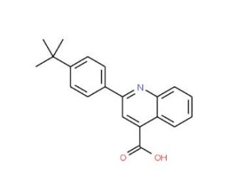 2-(4-tert-Butylphenyl)quinoline-4-carboxylic acid - chemical structure image