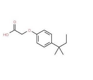 2-[4-(tert-Pentyl)phenoxy]acetic acid (CAS 101267-73-6) - chemical structure image