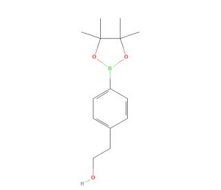 2-[4-(tetramethyl-1,3,2-dioxaborolan-2-yl)phenyl]ethan-1-ol (CAS 651030-55-6) - chemical structure image