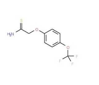 2-[4-(Trifluoromethoxy)phenoxy]ethanethioamide - chemical structure image