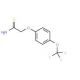 2-[4-(Trifluoromethoxy)phenoxy]ethanethioamide - chemical structure image
