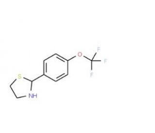 2-[4-(Trifluoromethoxy)phenyl]-1,3-thiazolane - chemical structure image