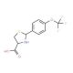 2-(4-(Trifluoromethoxy)phenyl)-1,3-thiazolidine-4-carboxylic acid - chemical structure image
