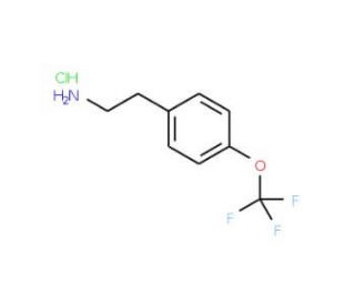2-[4-(trifluoromethoxy)phenyl]ethan-1-amine hydrochloride - chemical structure image