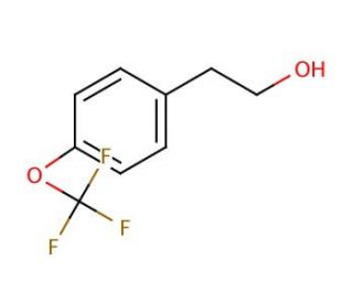 2-[4-(Trifluoromethoxy)phenyl]ethanol (CAS 196811-90-2) - chemical structure image