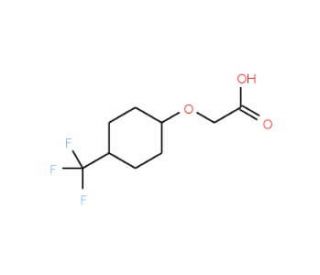 2-[4-(trifluoromethyl)phenoxy]acetic acid (CAS 163839-73-4) - chemical structure image