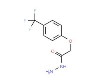 2-[4-(Trifluoromethyl)phenoxy]acetohydrazide (CAS 860649-71-4) - chemical structure image