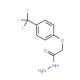 2-[4-(Trifluoromethyl)phenoxy]acetohydrazide (CAS 860649-71-4) - chemical structure image