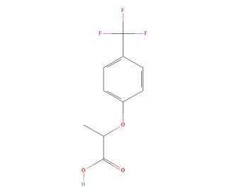 2-[4-(Trifluoromethyl)Phenoxy]Propanoic Acid - chemical structure image