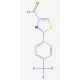 2-[4-(trifluoromethyl)phenyl]-1,3-thiazole-4-carbaldehyde (CAS 174006-70-3) - chemical structure image