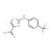 2-(4-Trifluoromethyl-phenylamino)-thiazole-4-carboxylic acid - chemical structure image