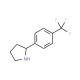 2-[4-(Trifluoromethyl)phenyl]pyrrolidine (CAS 298690-84-3) - chemical structure image