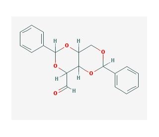 2,4:3,5-Di-O-benzylidene-aldehydo-D-ribose (CAS 32580-00-0) - chemical structure image