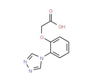 [2-(4H-1,2,4-triazol-4-yl)phenoxy]acetic acid - chemical structure image