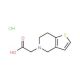 2-{4H,5H,6H,7H-thieno[3,2-c]pyridin-5-yl}acetic acid hydrochloride (CAS 1193387-28-8) - chemical structure image