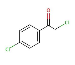 2,4&prime;-Dichloroacetophenone (CAS 937-20-2) - chemical structure image