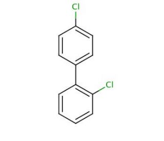 2,4&prime;-Dichlorobiphenyl (CAS 34883-43-7) - chemical structure image