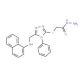 2-({5-[(1-Naphthylamino)methyl]-4-phenyl-4H-1,2,4-triazol-3-yl}thio)acetohydrazide - chemical structure image