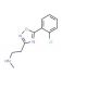 {2-[5-(2-Chlorophenyl)-1,2,4-oxadiazol-3-yl]-ethyl}methylamine - chemical structure image