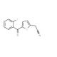 2-[5-(2-Fluorobenzoyl)-2-thienyl]acetonitrile (CAS 303144-50-5) - chemical structure image
