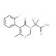 2-[5-(2-Fluorophenyl)-6-methyl-4-oxo-2H-1,3-oxazin-3(4H)-yl]-2-methylpropanoic acid - chemical structure image