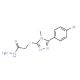 2-{[5-(4-Bromophenyl)-4-methyl-4H-1,2,4-triazol-3-yl]thio}acetohydrazide - chemical structure image
