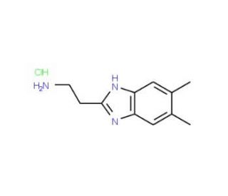 2-(5,6-Dimethyl-1H-benzoimidazol-2-yl)-ethylaminehydrochloride - chemical structure image
