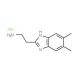 2-(5,6-Dimethyl-1H-benzoimidazol-2-yl)-ethylaminehydrochloride - chemical structure image