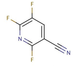2,5,6-Trifluoro-3-pyridinecarbonitrile - chemical structure image