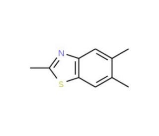 2,5,6-Trimethylbenzothiazole (CAS 5683-41-0) - chemical structure image