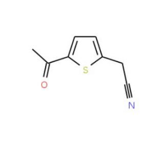 2-(5-Acetyl-2-thienyl)acetonitrile - chemical structure image