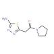 2-(5-Amino-[1,3,4]thiadiazol-2-yl)-1-pyrrolidin-1-yl-ethanone - chemical structure image