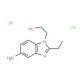 2-(5-Amino-2-ethyl-benzoimidazol-1-yl)-ethanoldihydrochloride - chemical structure image