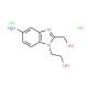 2-(5-Amino-2-hydroxymethyl-benzoimidazol-1-yl)-ethanol dihydrochloride - chemical structure image