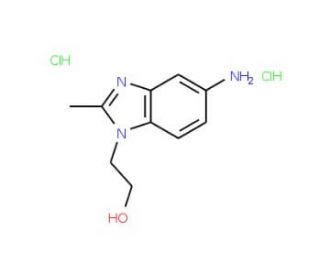 2-(5-Amino-2-methyl-benzoimidazol-1-yl)-ethanoldihydrochloride - chemical structure image
