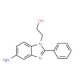 2-(5-Amino-2-phenyl-benzoimidazol-1-yl)-ethanol - chemical structure image