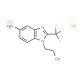 2-(5-Amino-2-trifluoromethyl-benzoimidazol-1-yl)-ethanol dihydrochloride - chemical structure image