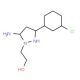 2-[5-amino-3-(3-chlorophenyl)-1H-pyrazol-1-yl]ethan-1-ol - chemical structure image