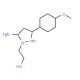 2-[5-amino-3-(4-methoxyphenyl)-1H-pyrazol-1-yl]ethanol - chemical structure image