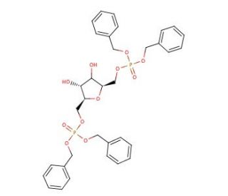 2,5-Anhydro-D-glucitol-1,6-bis-(dibenzylphosphate) - chemical structure image