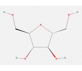 2,5-Anhydro-D-mannitol (CAS 41107-82-8) - chemical structure image