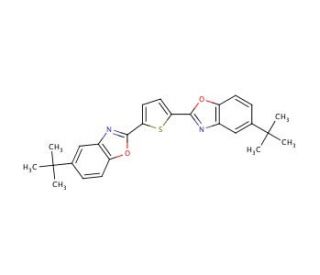 2,5-Bis(5-tert-butyl-benzoxazol-2-yl)thiophene (CAS 7128-64-5) - chemical structure image
