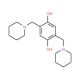 2,5-Bis-piperidin-1-ylmethyl-benzene-1,4-diol (CAS 1753-68-0) - chemical structure image
